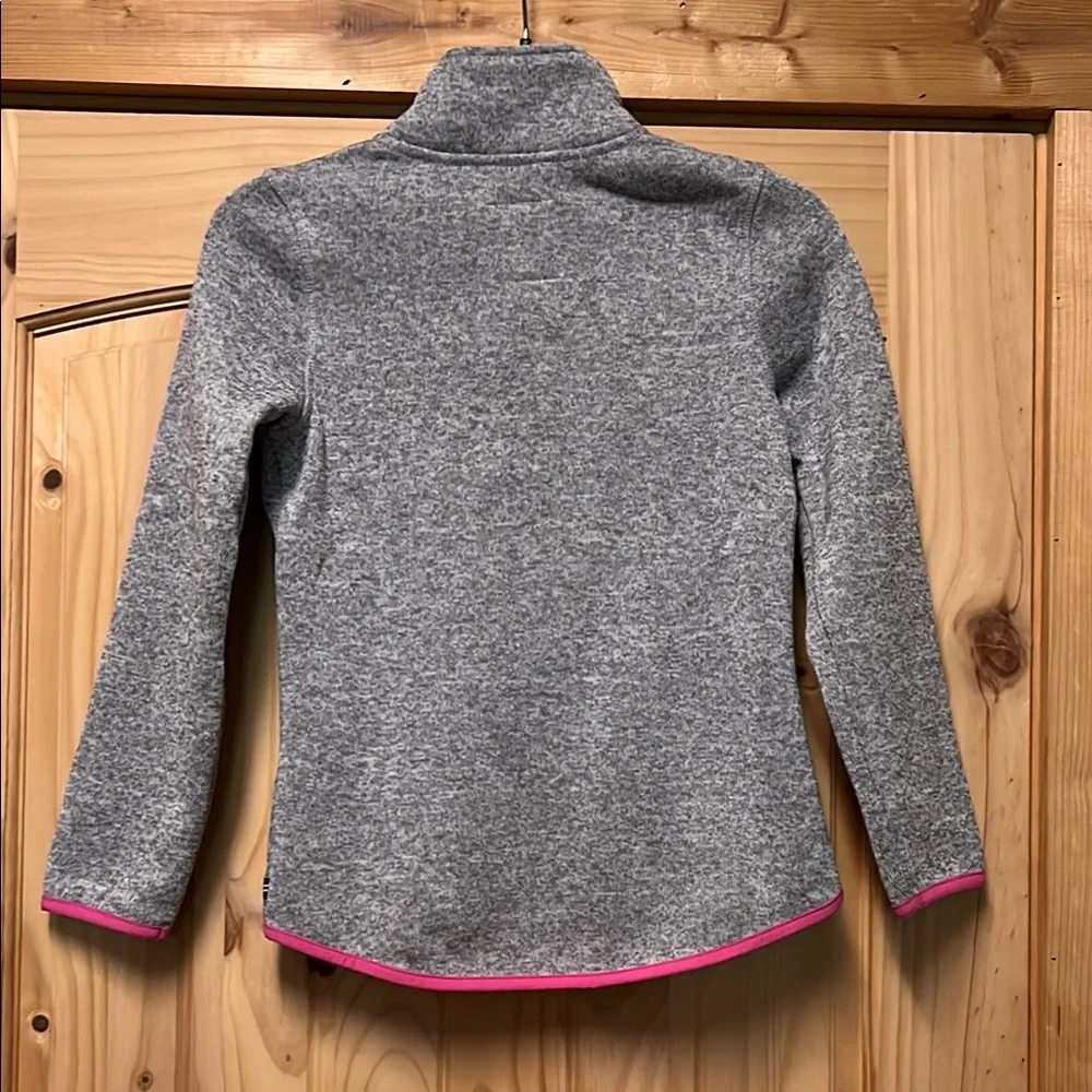 Girls Gray Nautica Jacket with Pink Accents M 8/10 NWOT